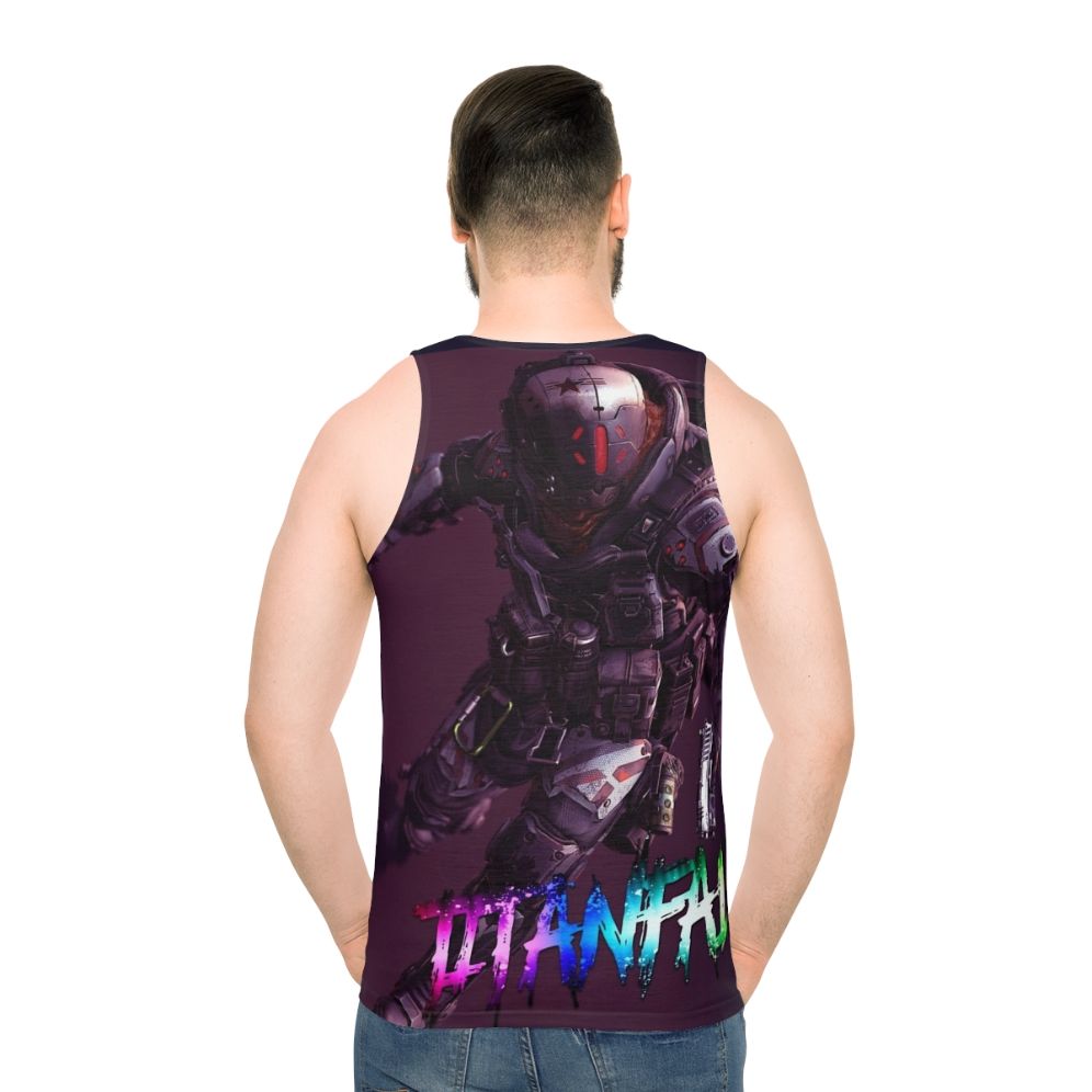 Titanfall Unisex 4K Tank Top - men back