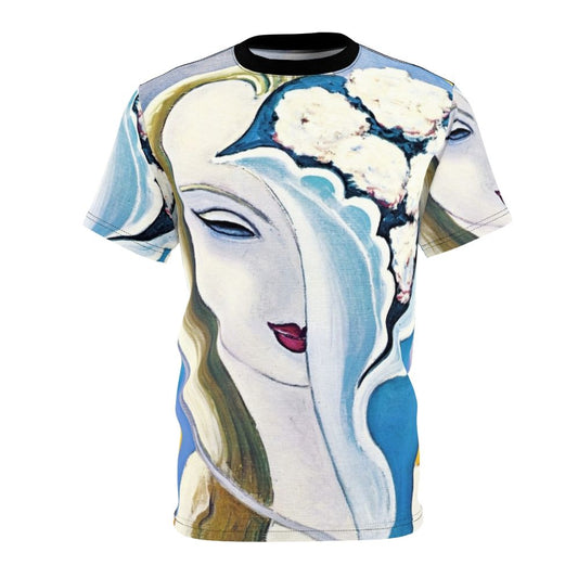 Classic rock inspired Layla AOP t-shirt featuring Eric Clapton and Cream imagery