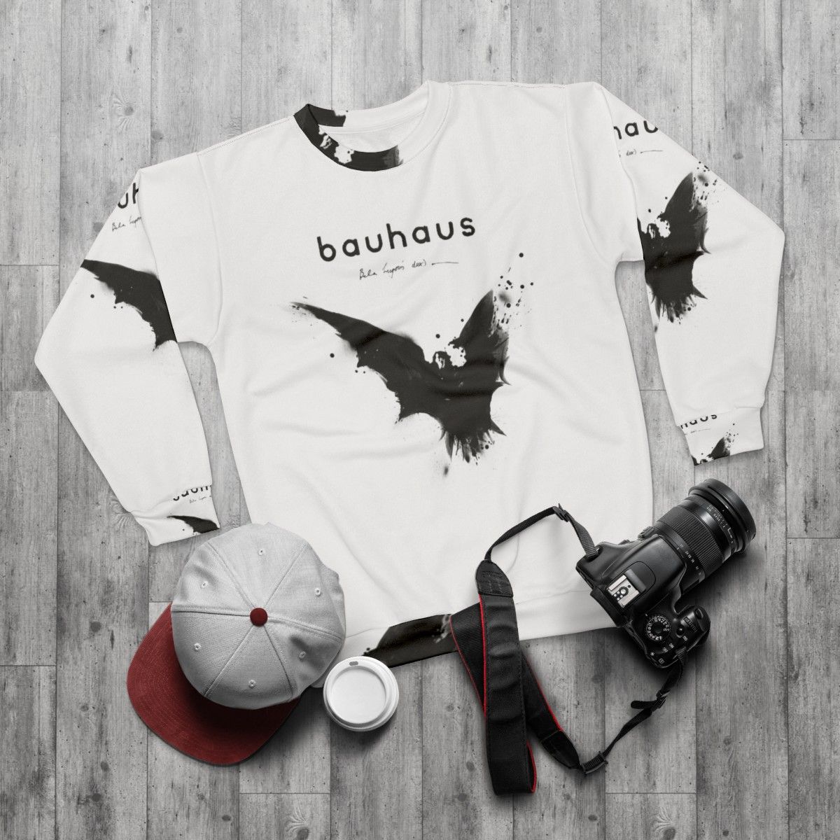 Bela Lugosi's Dead Bauhaus Tribute Sweatshirt - flat lay