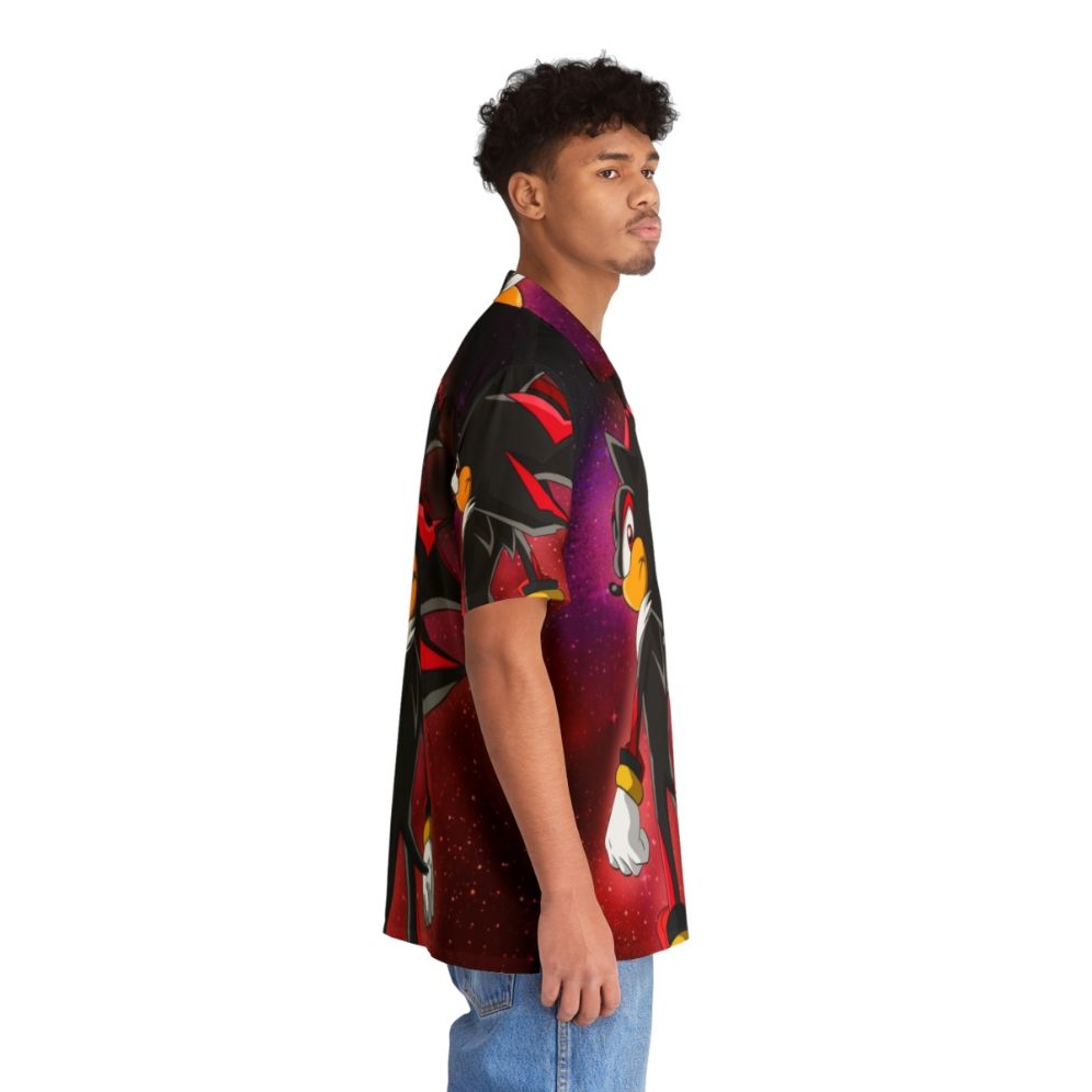 Neon Shadow the Hedgehog Hawaiian Shirt - People Pight