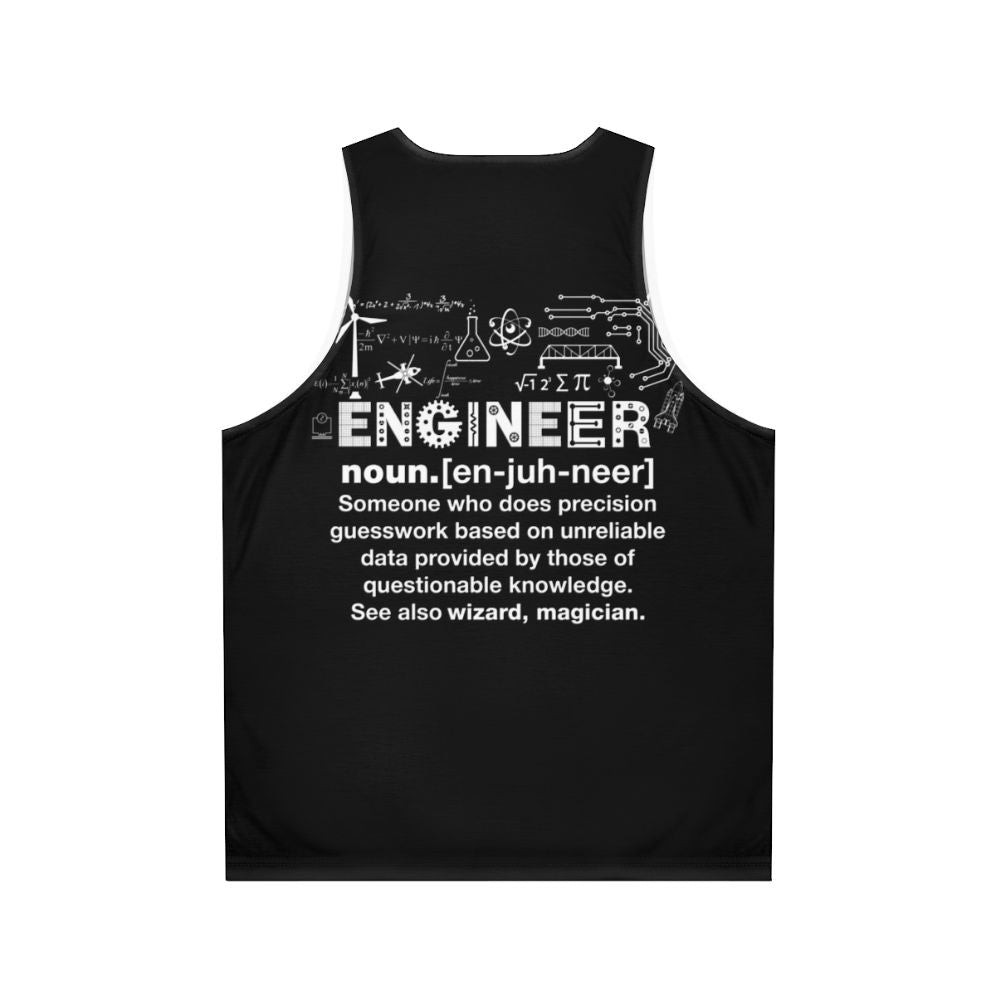 Unisex Engineer Humor Definition Tank Top - Back