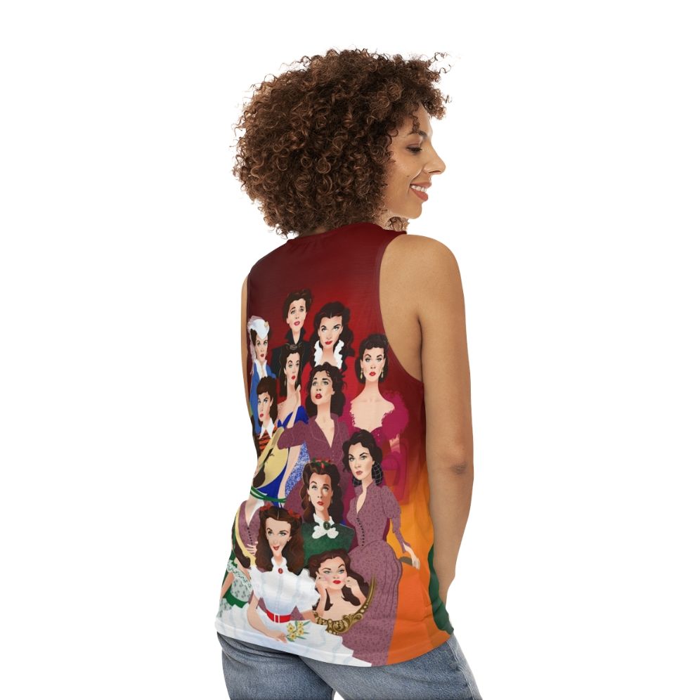 Scarlett O'Hara Unisex Tank Top - women back