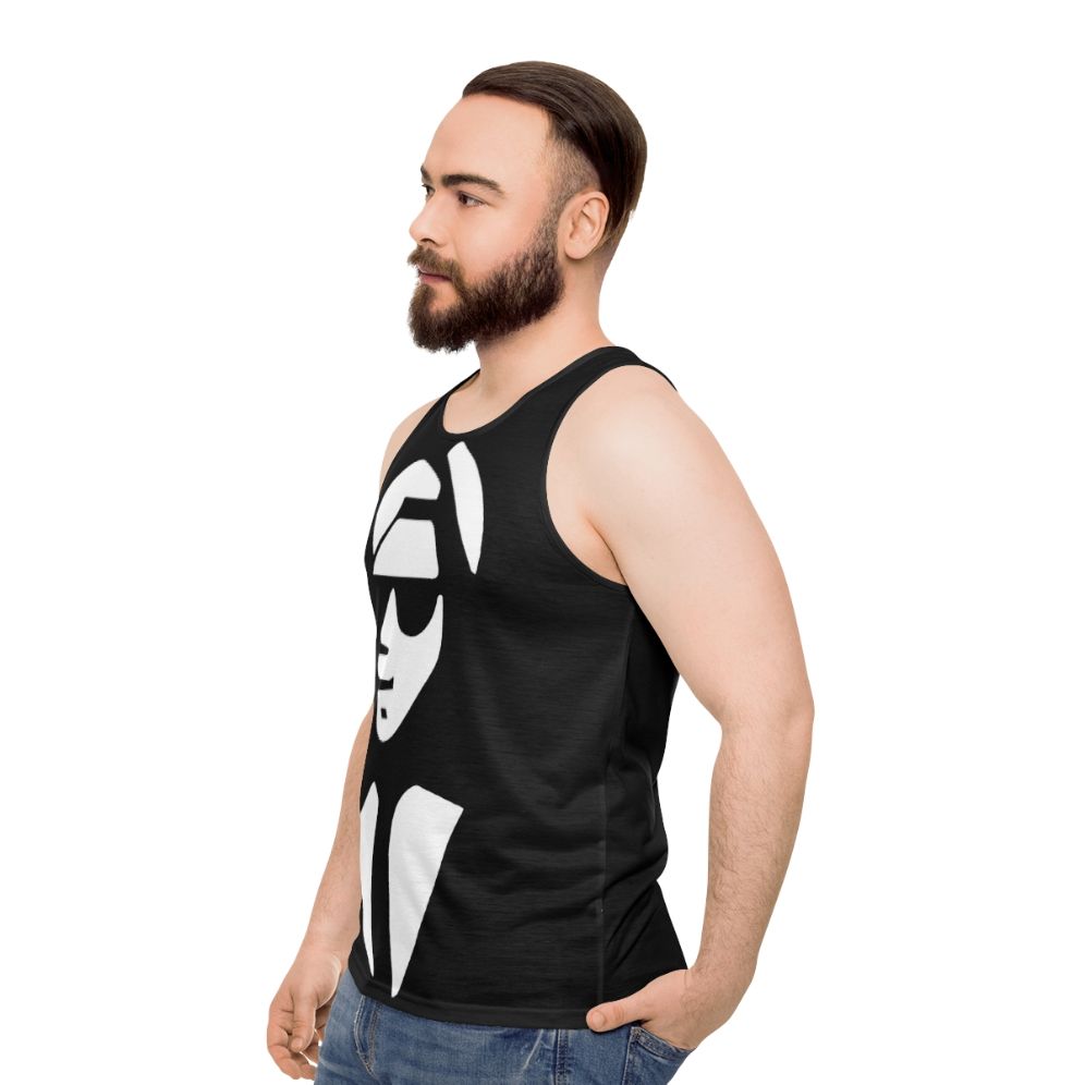 Skaman Unisex Ska Music Tank Top - men side