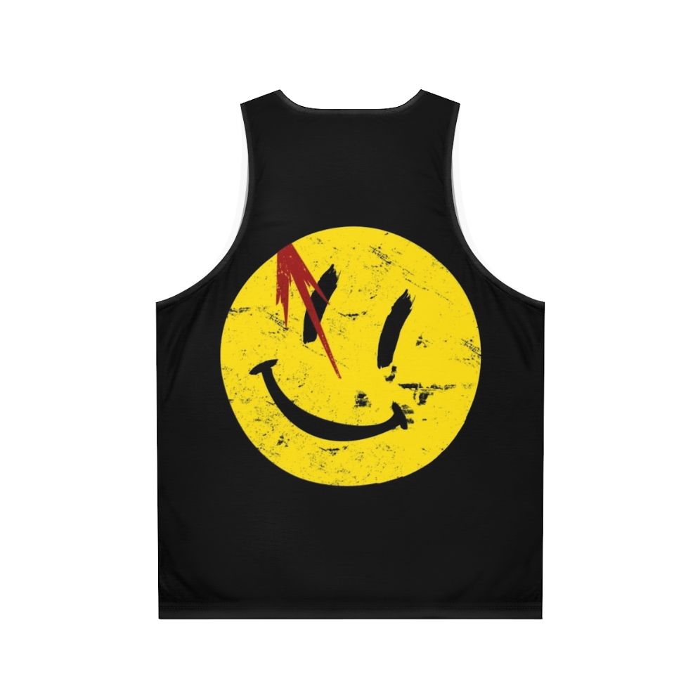 Vintage Watchmen Superhero Unisex Tank Top - Back