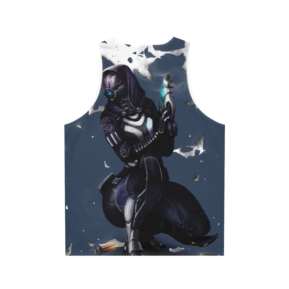 Mass Effect Tali Zorah Unisex Tank Top - Back