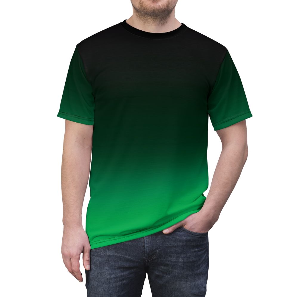 Ombre gradient fade design t-shirt in a simple, minimalist style - men front