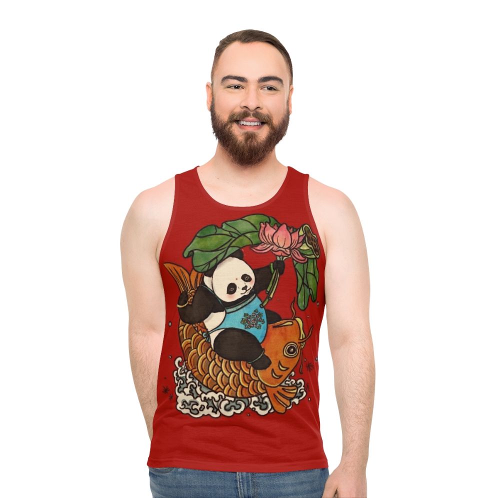 Vintage Chinese New Year Unisex Tank Top - men