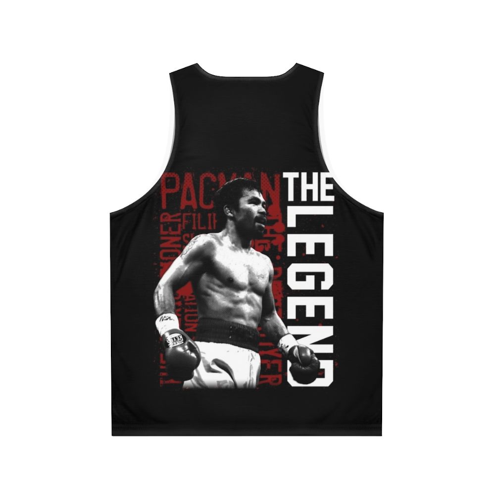 Manny Pacquiao Filipino Boxing Unisex Tank Top - Back