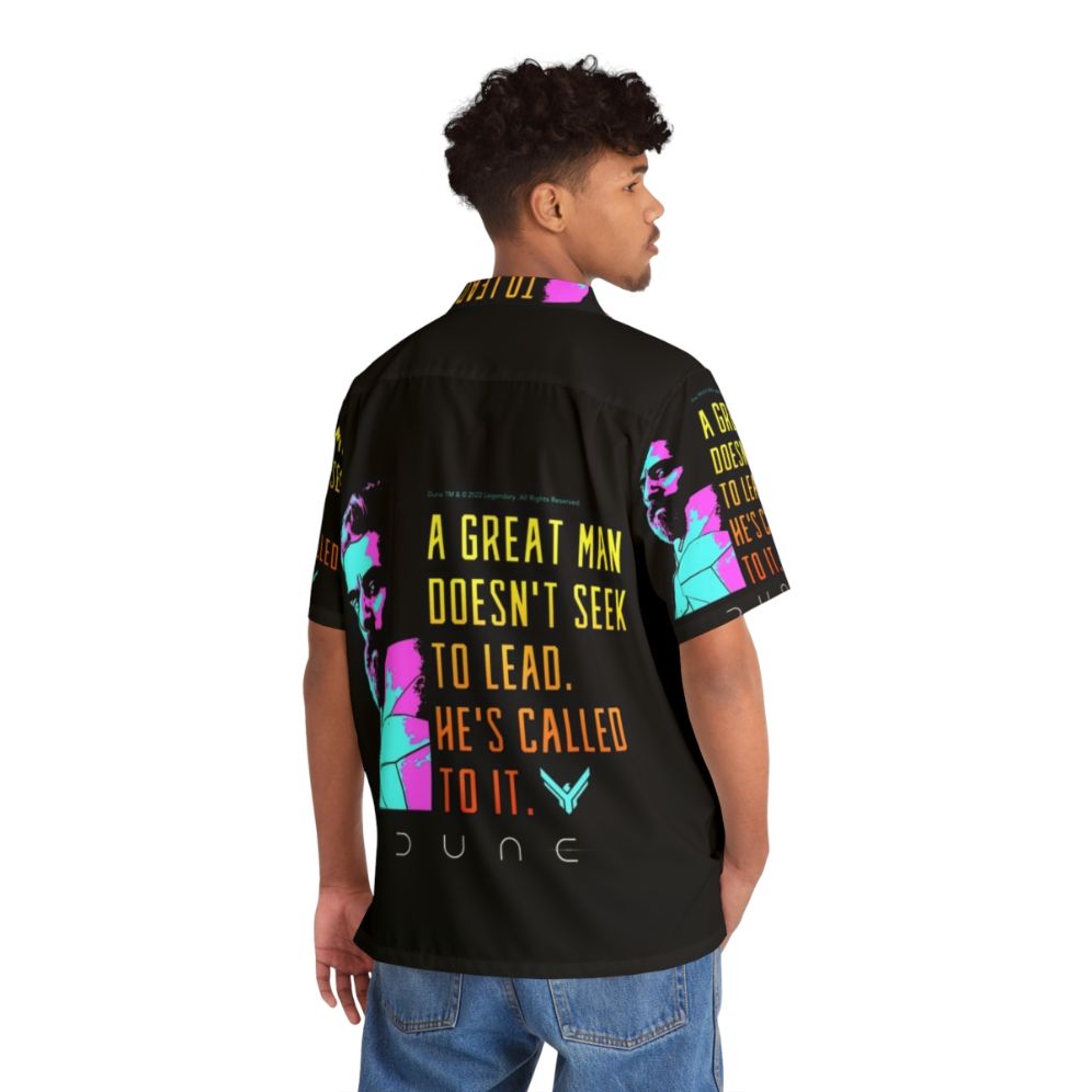 Leto Atreides Dune Movie Hawaiian Shirt with Leadership Quote - People Back