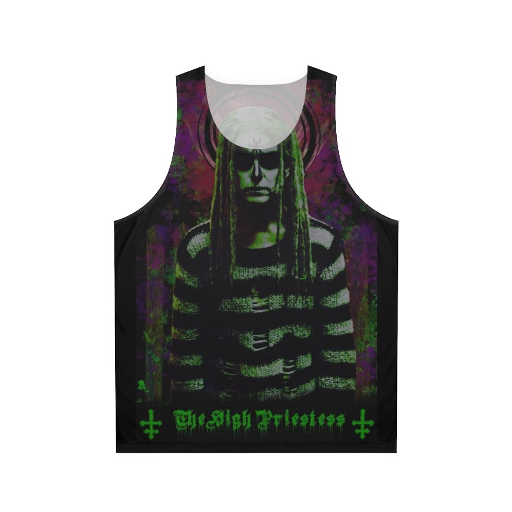 The High Priestess Unisex Horror Movie Tank Top