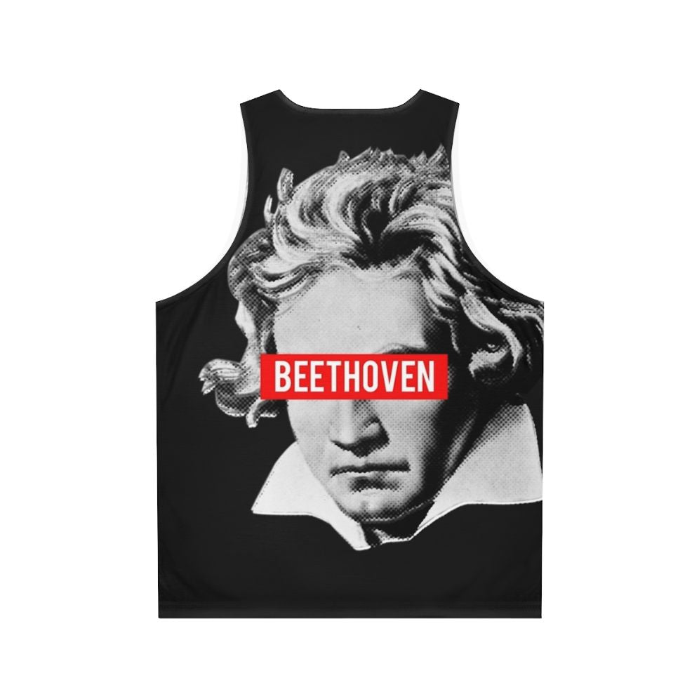 Beethoven Classical Music Unisex Tank Top - Back