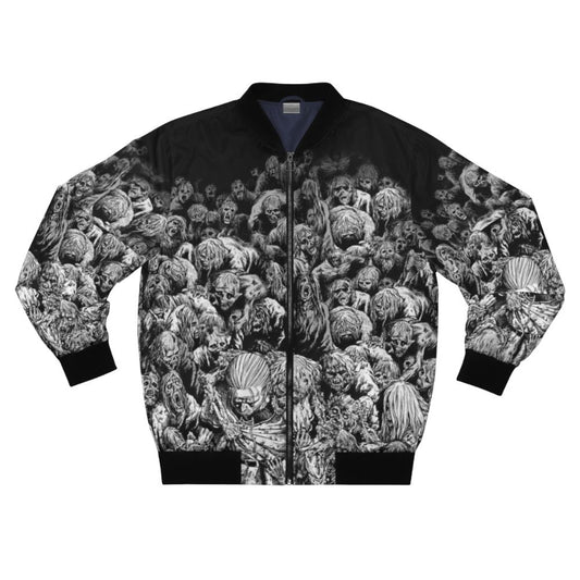 Vinland Saga inspired bomber jacket with anime and manga graphics