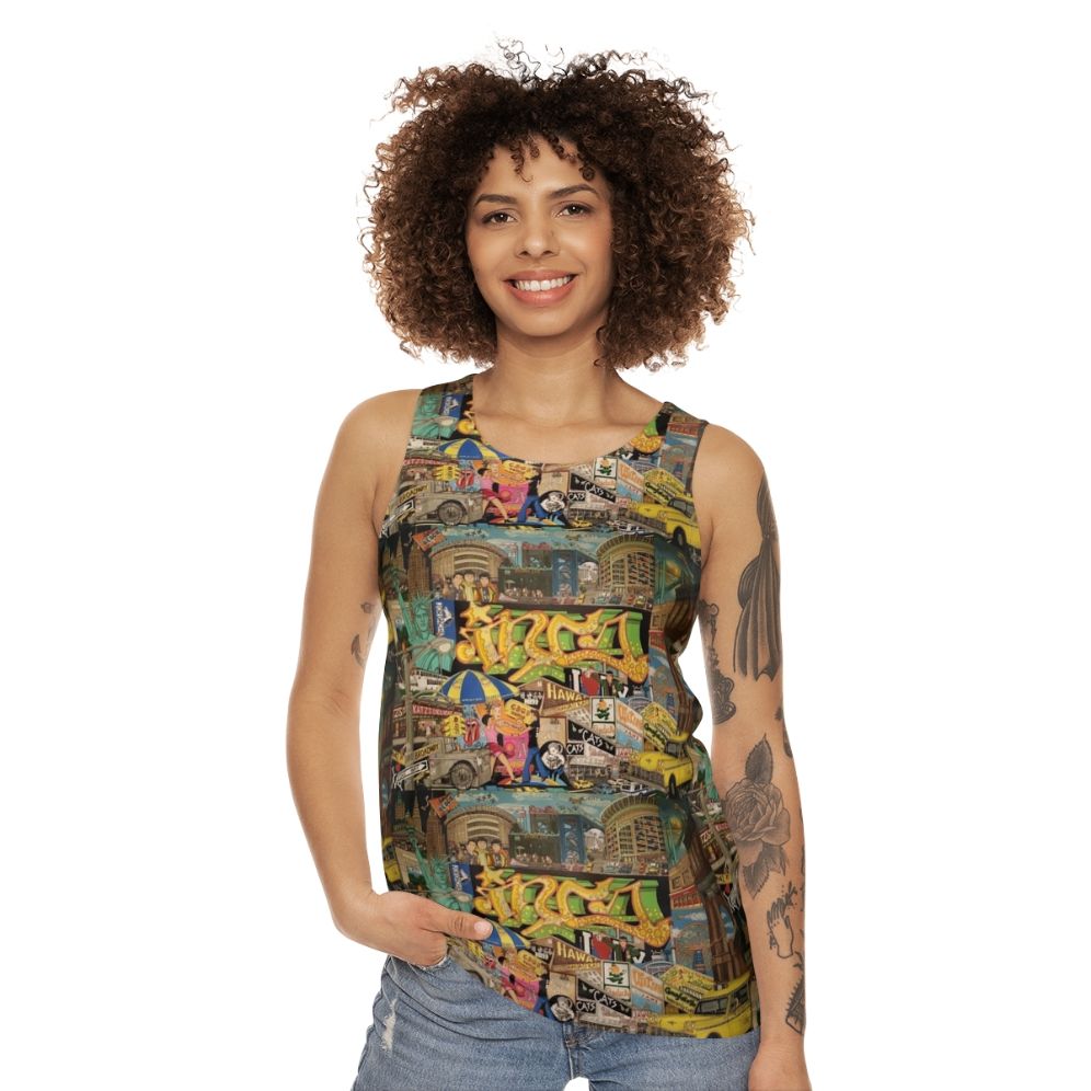 Unisex "I Love NY" Graphic Tank Top - women