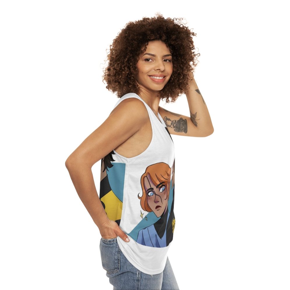 Castlevania Sypha and Trevor Unisex Tank Top - women side