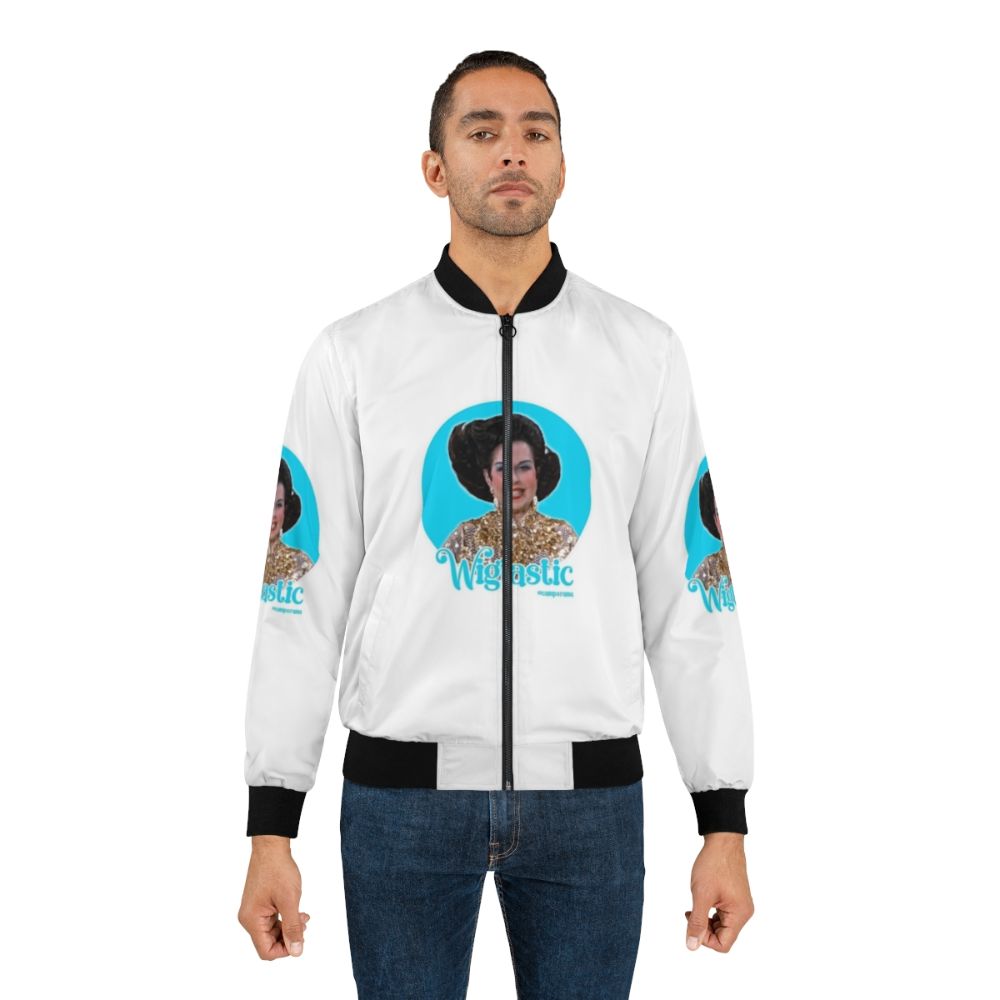 Ann Miller campy bomber jacket, featuring a retro and flamboyant design for the gay icon fan - Lifestyle