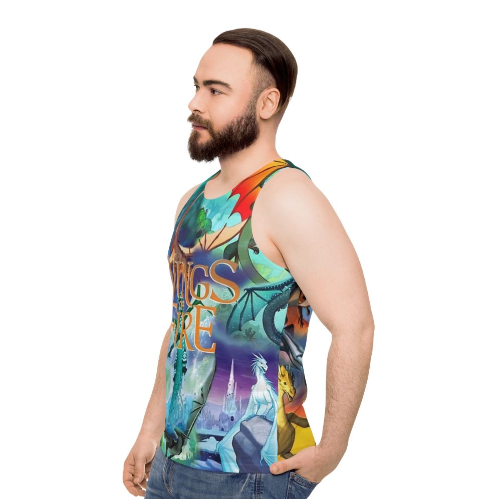 Wings of Fire Dragon Series Unisex Tank Top - men side