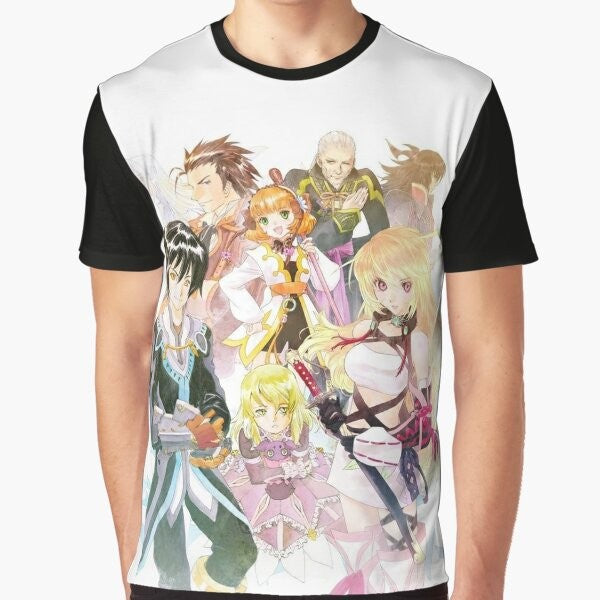 Tales of Xillia graphic t-shirt featuring the cover art with no logo