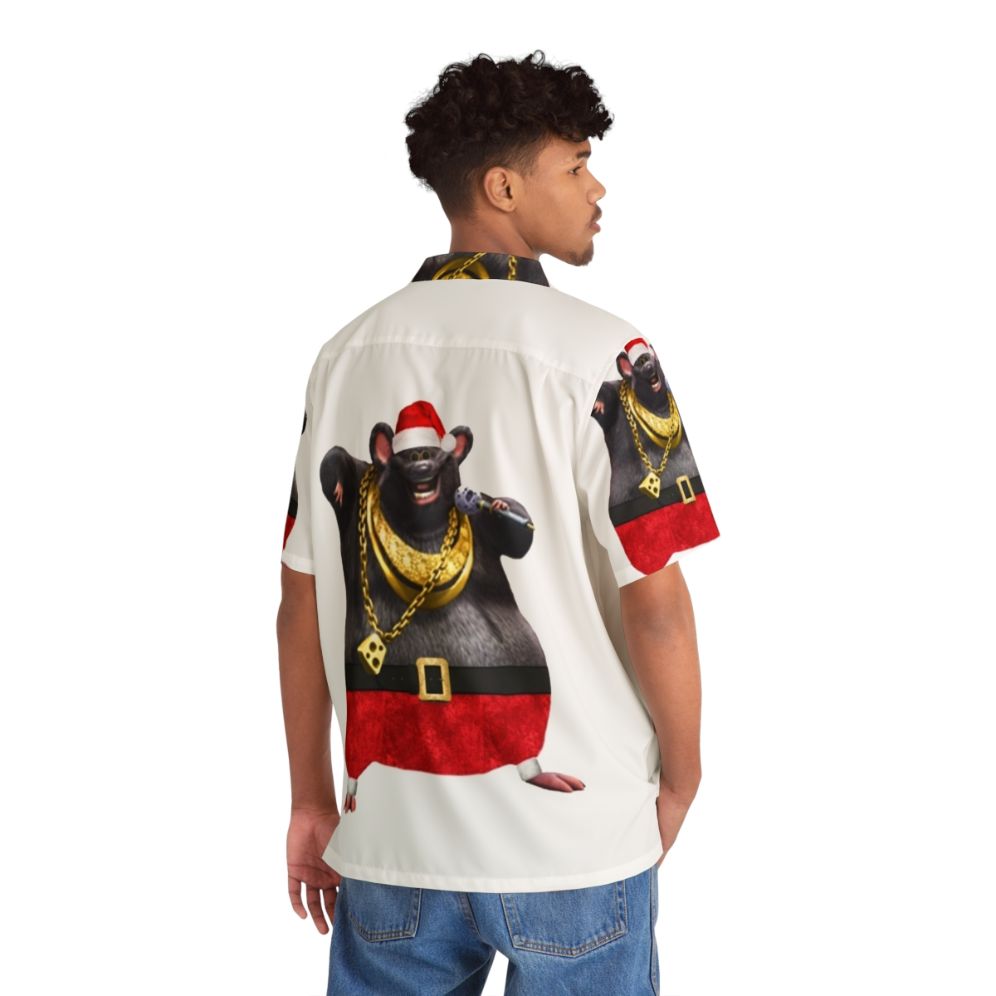 Biggie Cheese Christmas Hawaiian Shirt - People Back