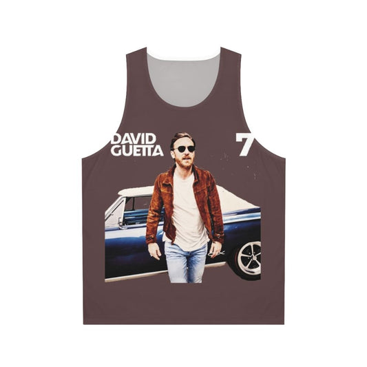 David Guetta Unisex Dance Music Tank Top