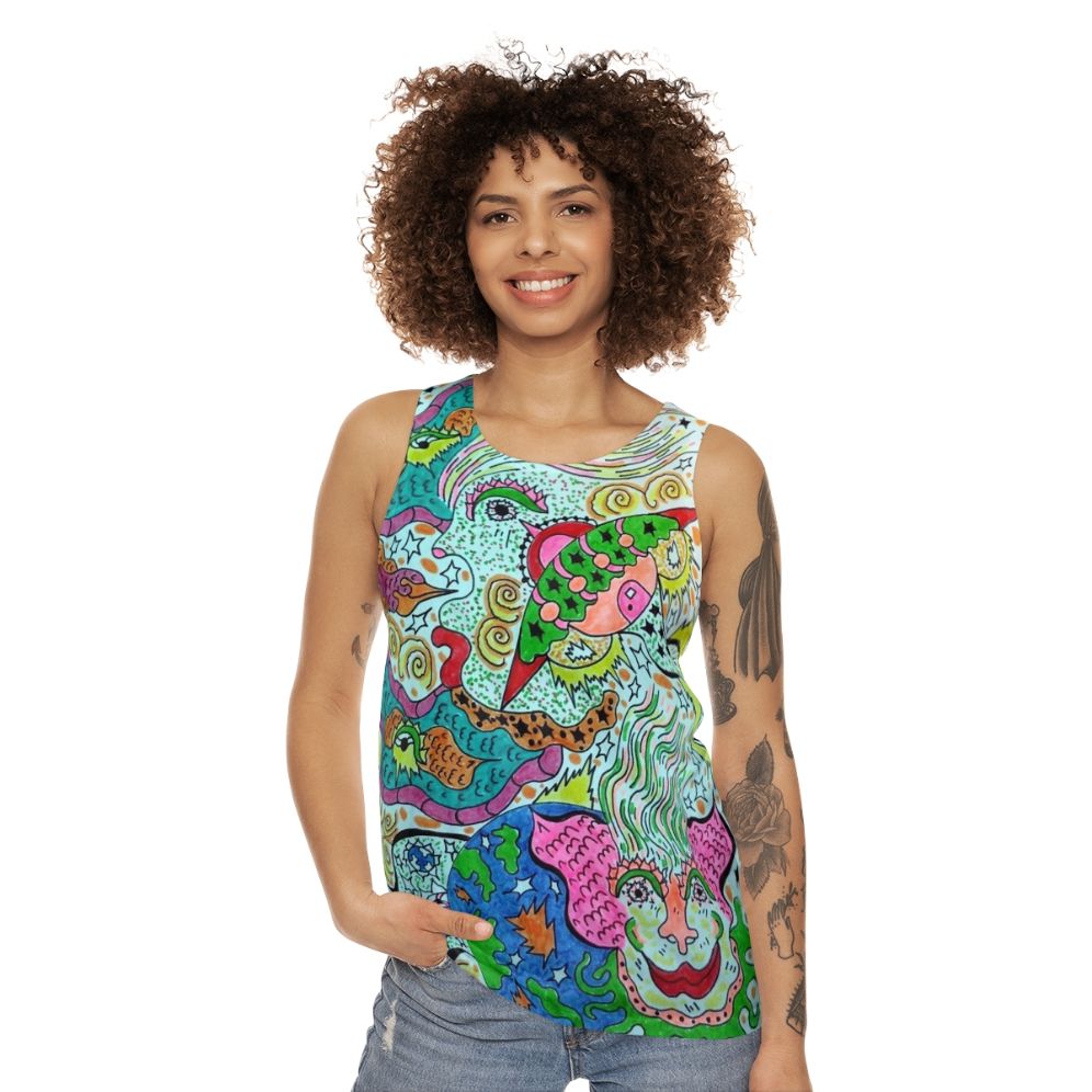 Cosmic Visionary Unisex Tank Top - women