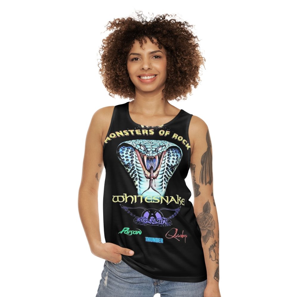 Retro 1990 Monsters of Rock Unisex Tank Top - women