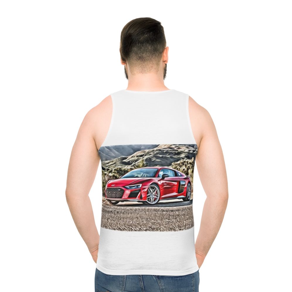 Audi R8 Unisex Tank Top - men back