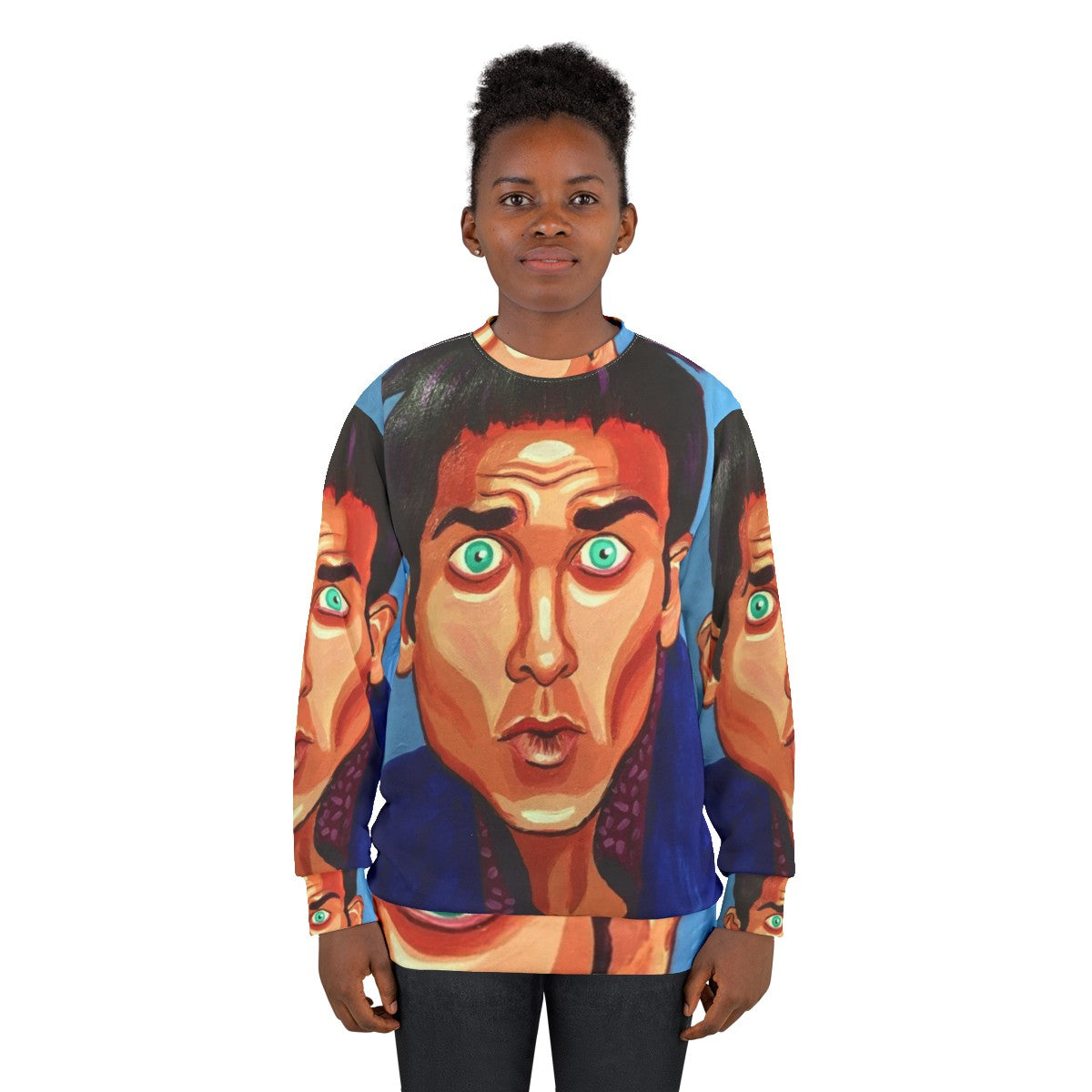 Zoolander Blue Steel Iconic Portrait Sweatshirt - women