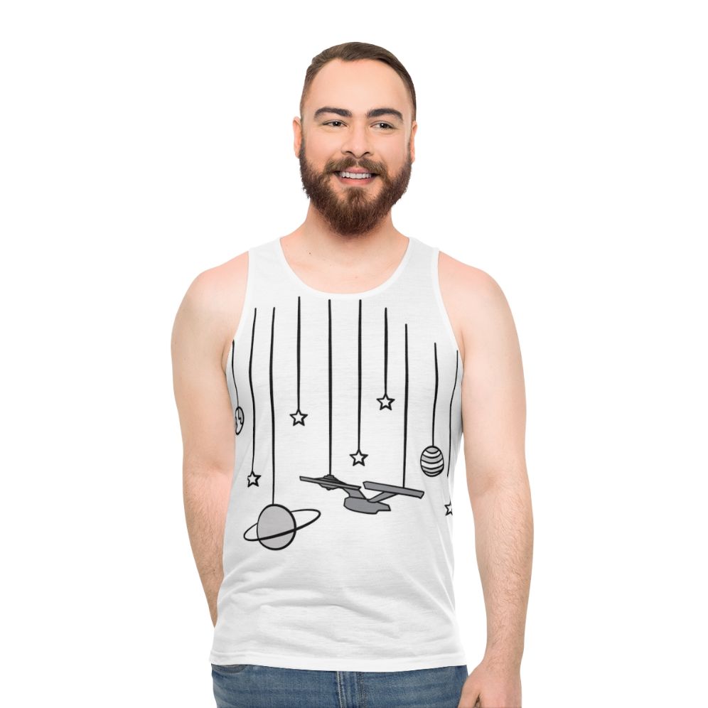 Star Trek USS Enterprise Unisex Tank Top - men