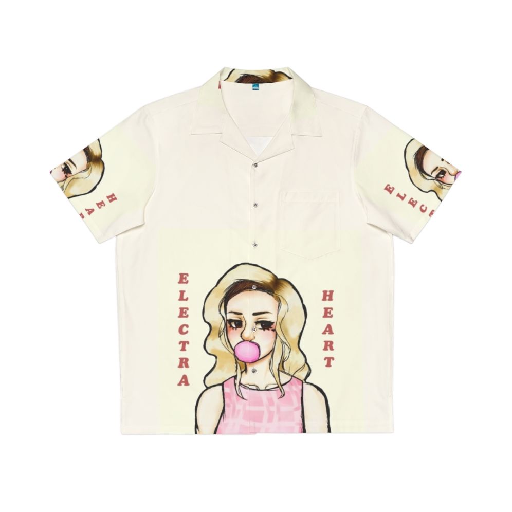 Electra Heart Marina & The Diamonds Hawaiian Shirt in Bubblegum Pink