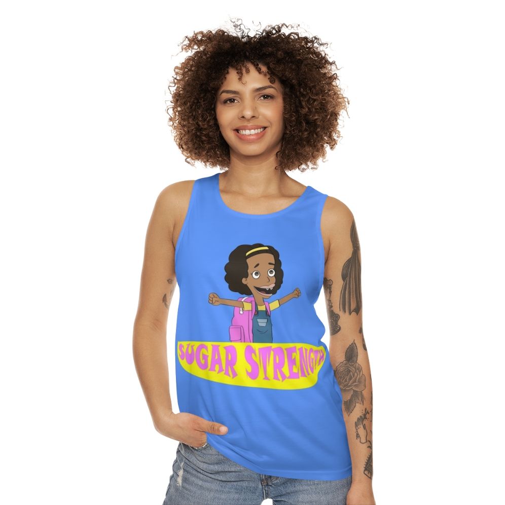 Unisex Sugar Strength Big Mouth Netflix Tank Top - women