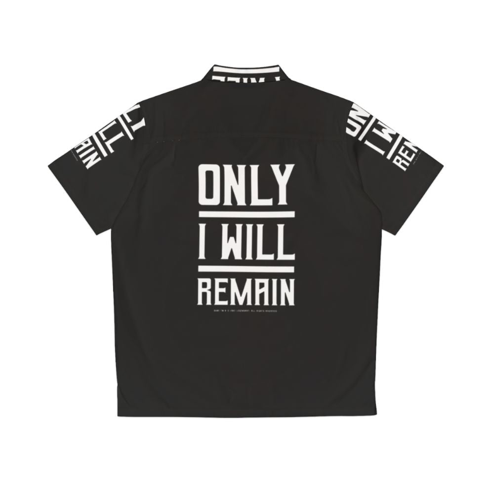 Dune movie-inspired "Only I Will Remain" Hawaiian shirt - Back