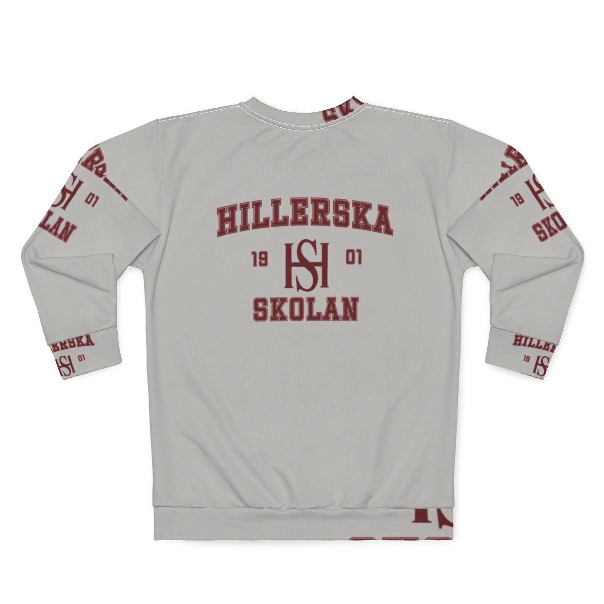 Young Royals Jersey Sweatshirt featuring the Hillerska school crest - Back