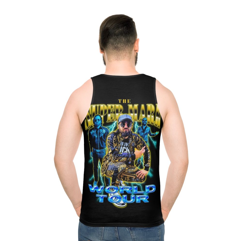 World Tour Unisex Graphic Tank Top - men back