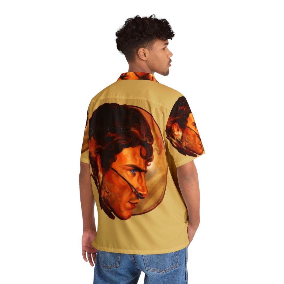 Dune Paul Atreides Hawaiian Shirt featuring digital painting artwork - People Back