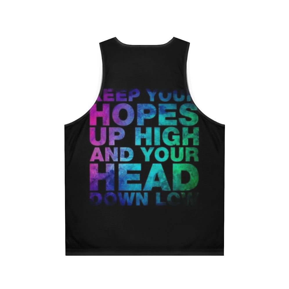 Unisex 'Hopes High' band logo tank top - Back