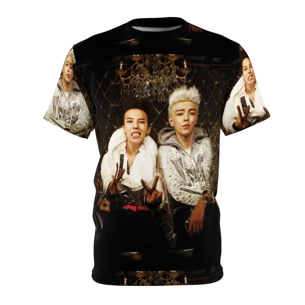 Bigbang-inspired graphic t-shirt featuring G-Dragon and other band members