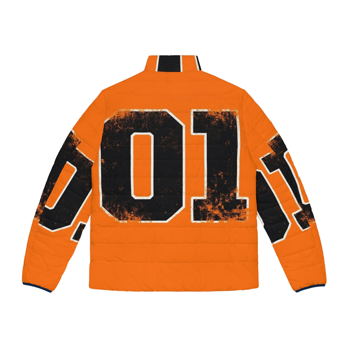 Dukes of Hazzard General Lee Puffer Jacket - Hazzard County Inspired Winter Wear - Back