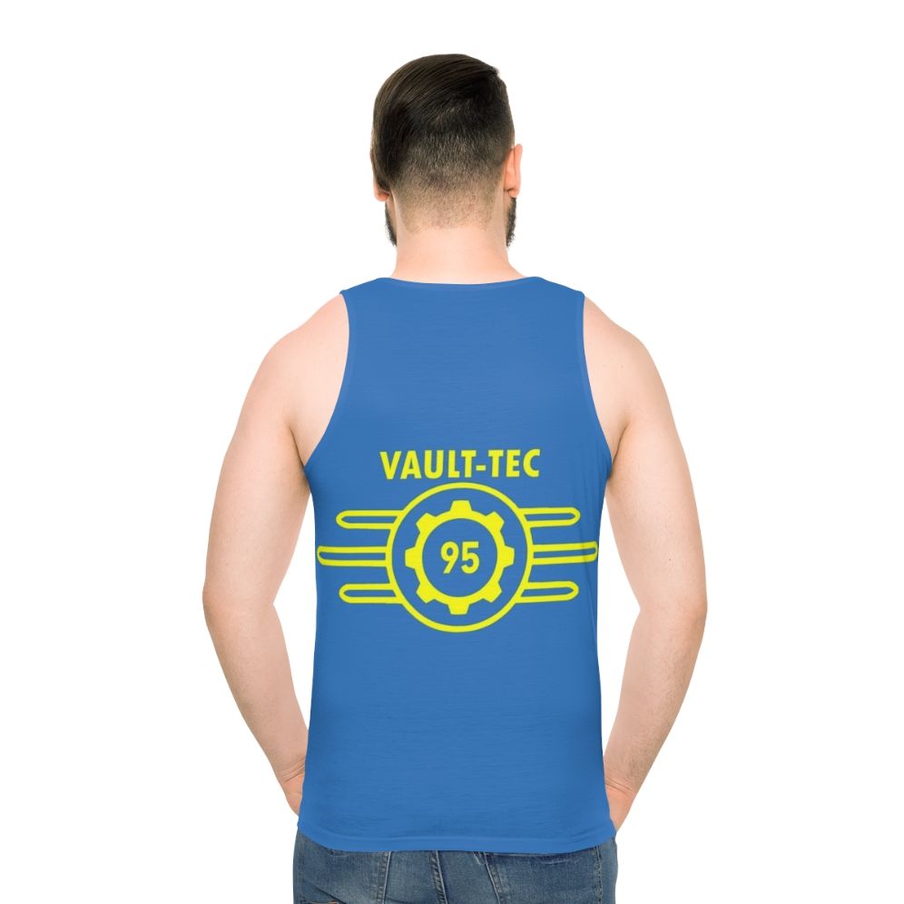 Fallout Inspired Unisex Tank Top - men back