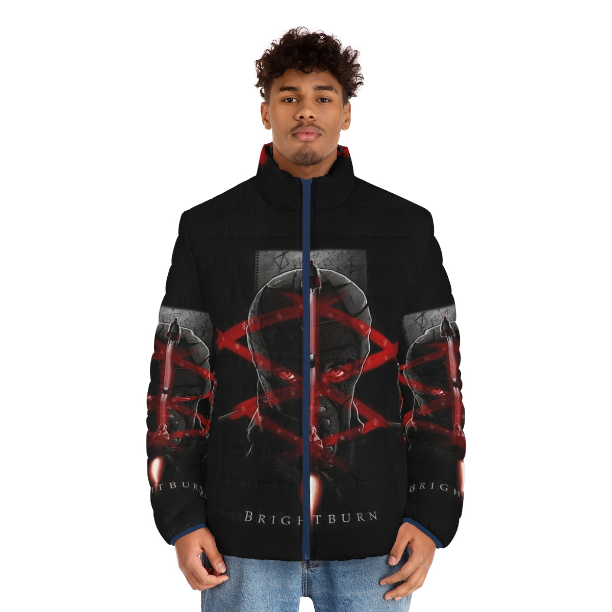 Brightburn Puffer Jacket - Horror Superhero Outerwear - men front