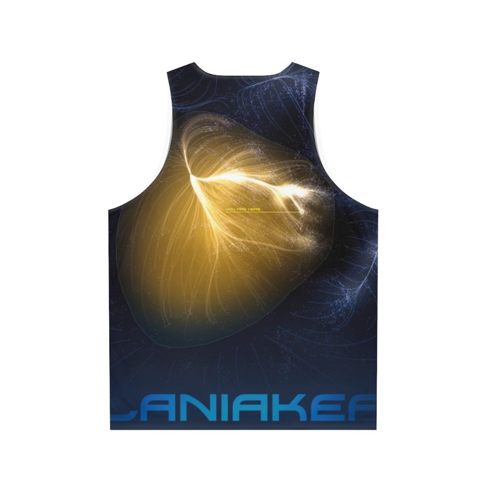 Laniakea Unisex Tank Top featuring space art galaxy cluster design - Back