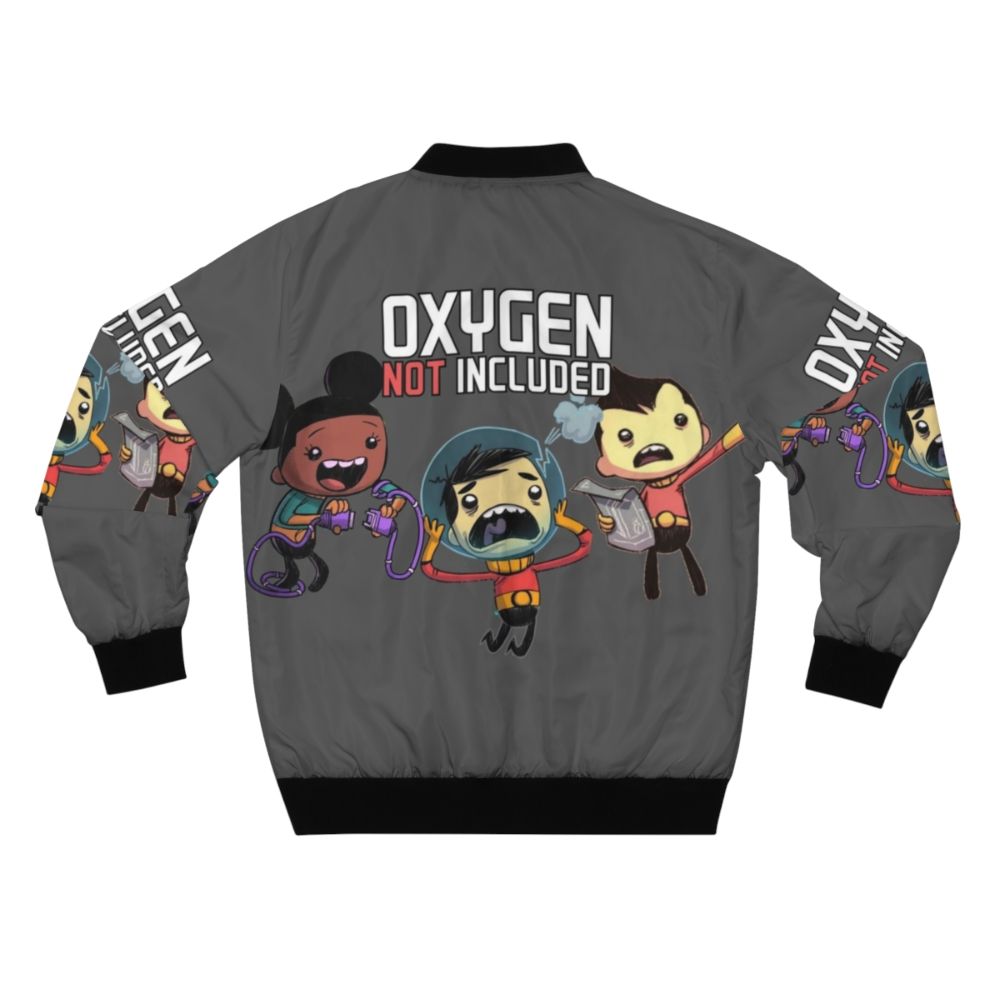 Oxygen Not Included Bomber Jacket - Stylish apparel for indie game fans - Back