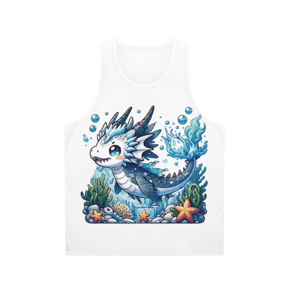 Mythical dragon fish unisex tank top