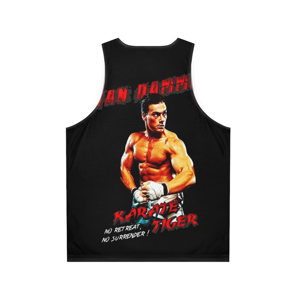 Jean-Claude Van Damme Karate Tiger Unisex Tank Top - Back