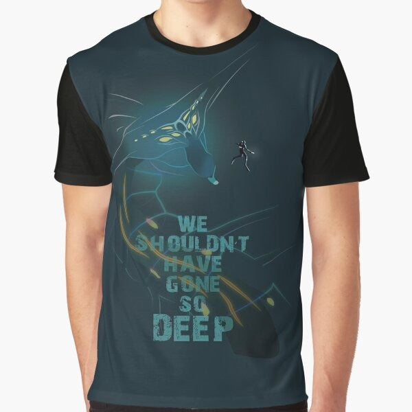 Subnautica Leviathan Horror Graphic T-Shirt