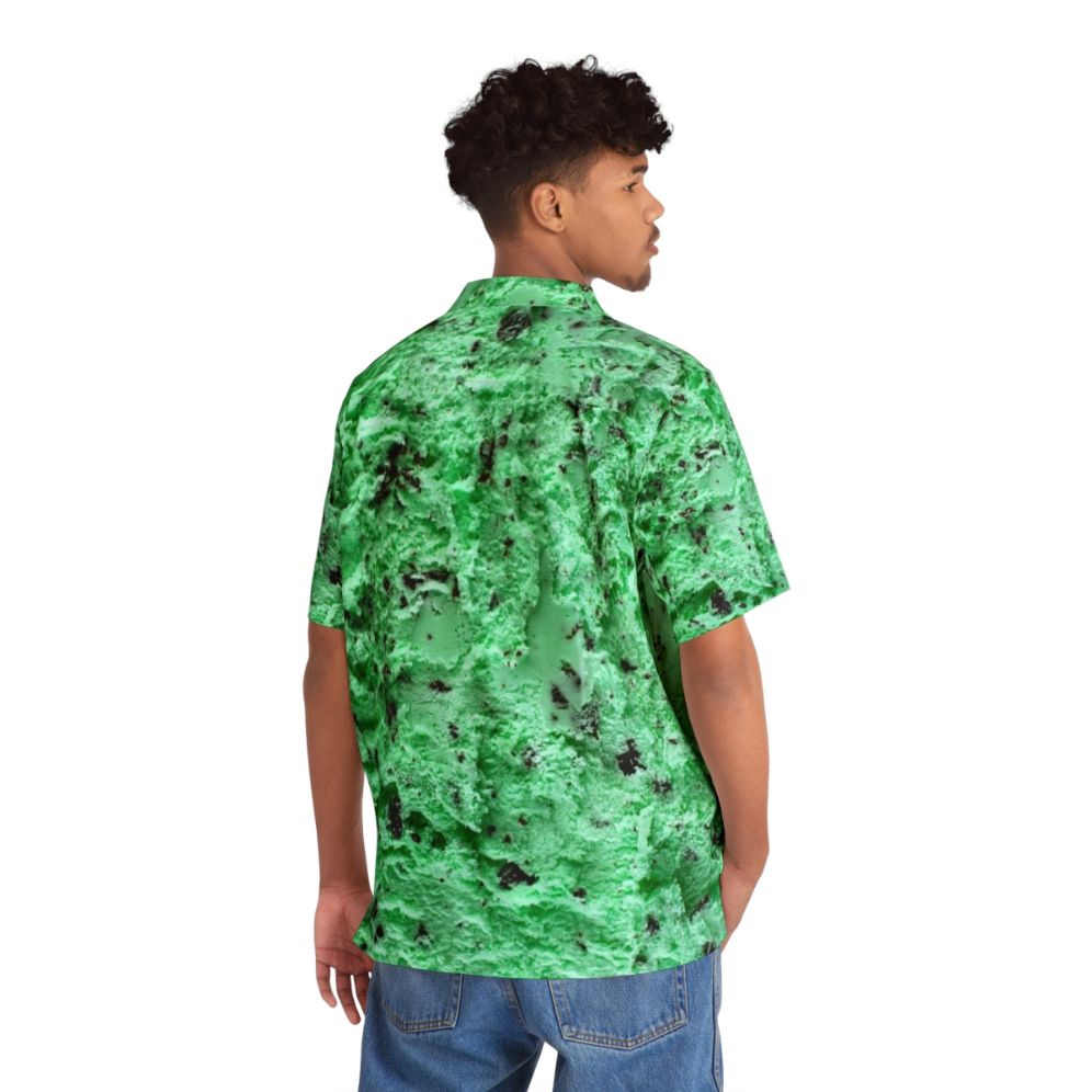 Mint chocolate chip ice cream Hawaiian shirt - People Back