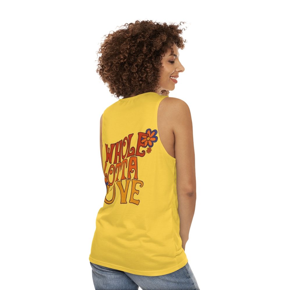 Whole Lotta Love Led Zeppelin Unisex Tank Top - women back