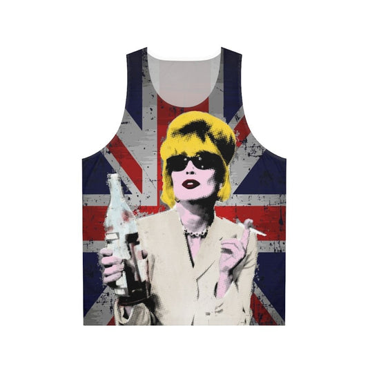 Fabulous unisex tank top with pop art inspired retro British design