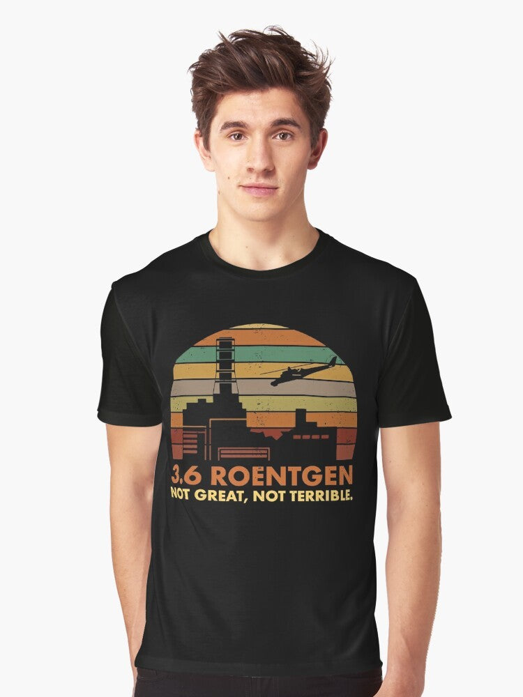 "3.6 Roentgen Not Great, Not Terrible" Chernobyl Nuclear Power Station Quote Graphic T-Shirt - Men