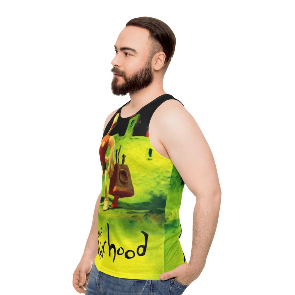 The Neverhood Retro Clay Animation Unisex Tank Top - men side