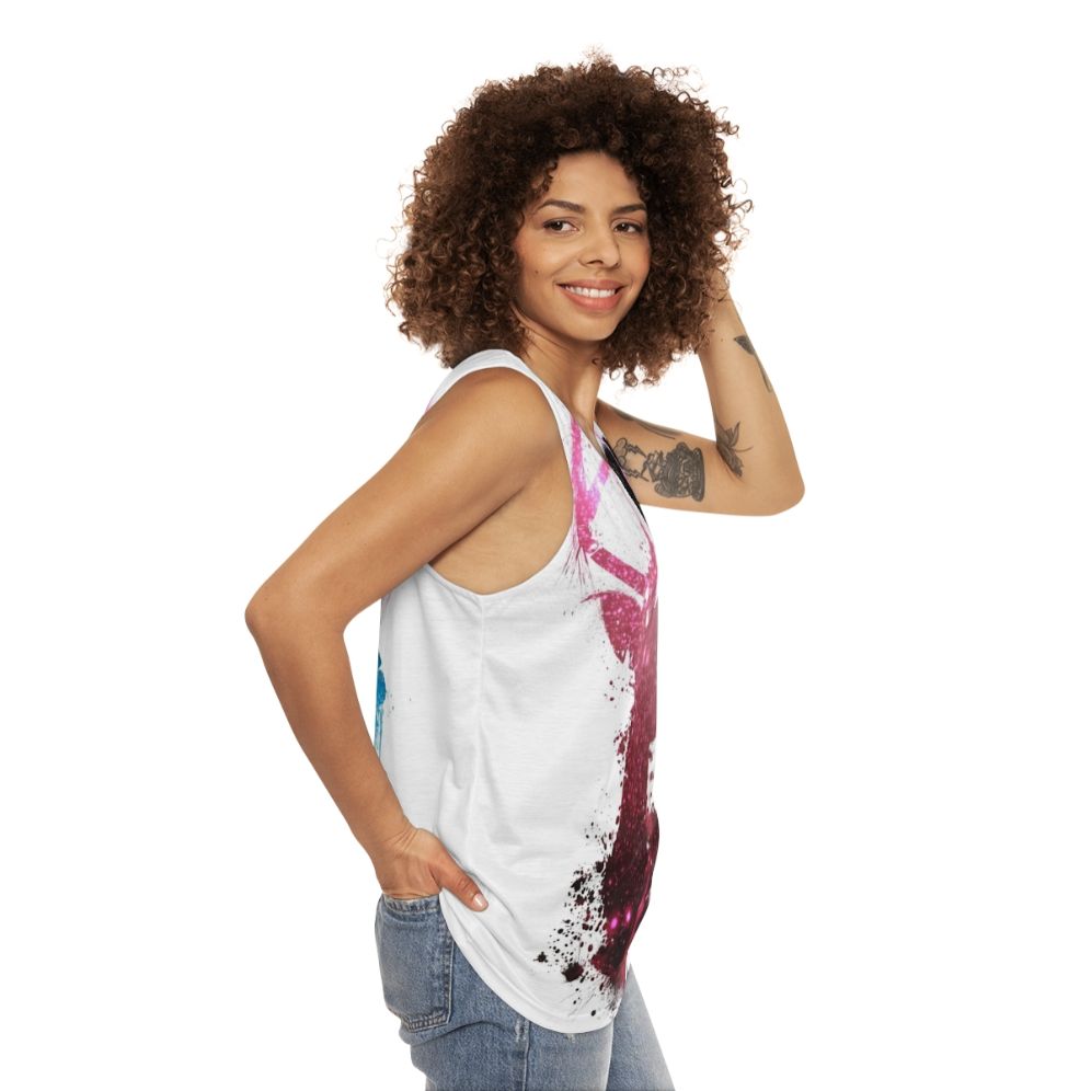 Unisex tank top with spirit animal design - women side